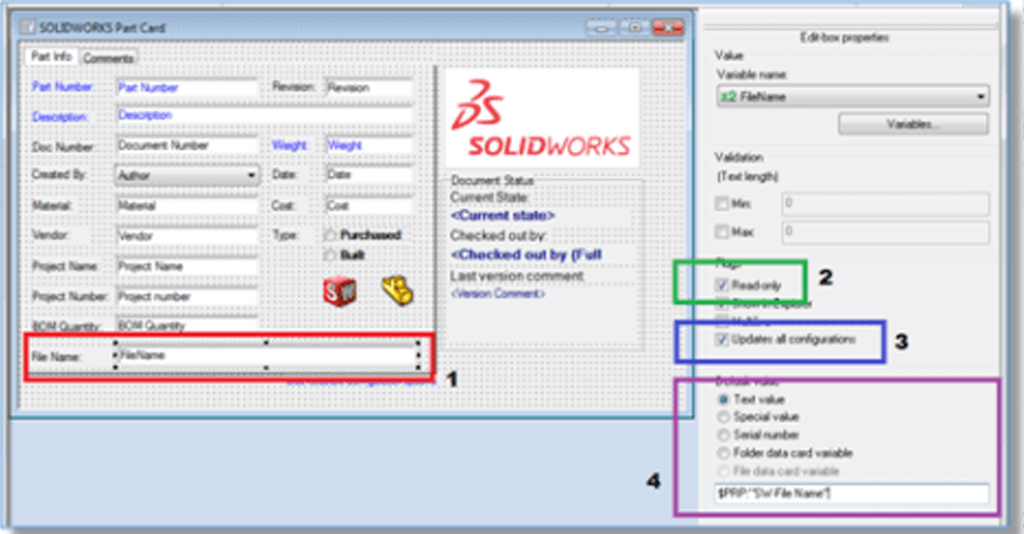 Solidworks PDM electrical PDF view